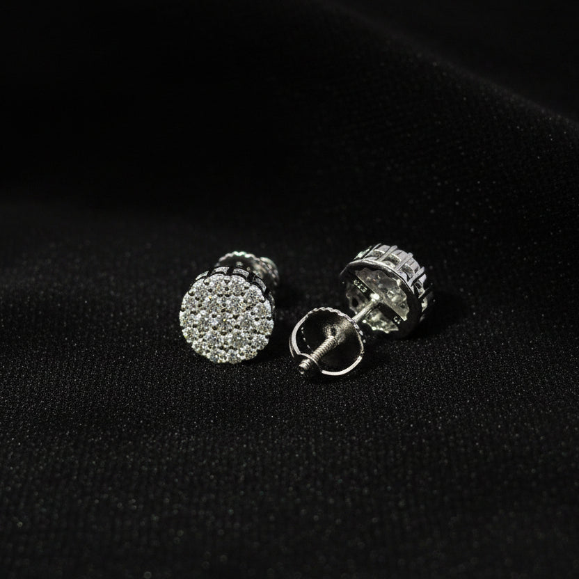Moissanite 0.58 ctw Ball Earring