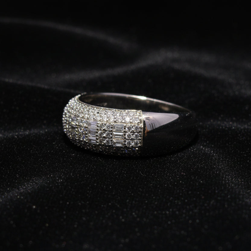 Moissanite 1.25 ctw Round Ring