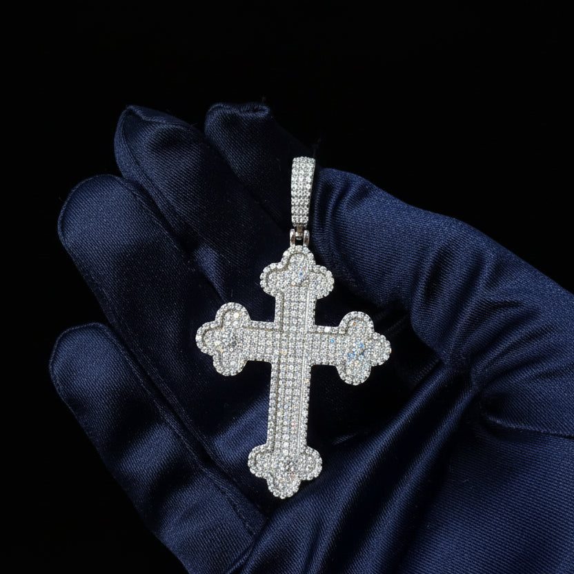 Moissanite 2.11 ctw Cross Pendant