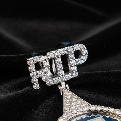 Moissanite 3.8 ctw Star Memory With RIP pendant