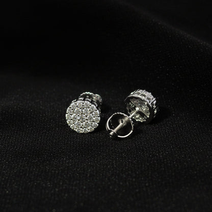 Moissanite 0.58 ctw Ball Earring