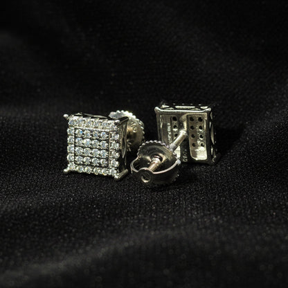 Moissanite 0.43 ctw Square Earrings