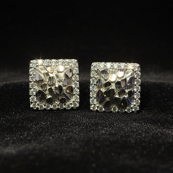 Moissanite 0.30 ctw Square Earrings