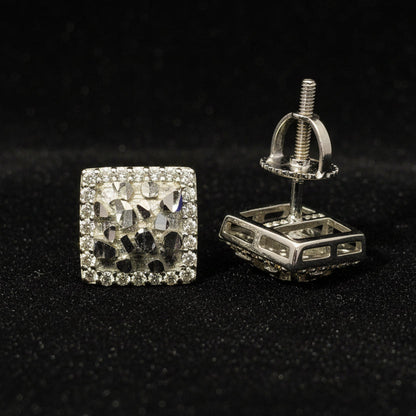 Moissanite 0.30 ctw Square Earrings