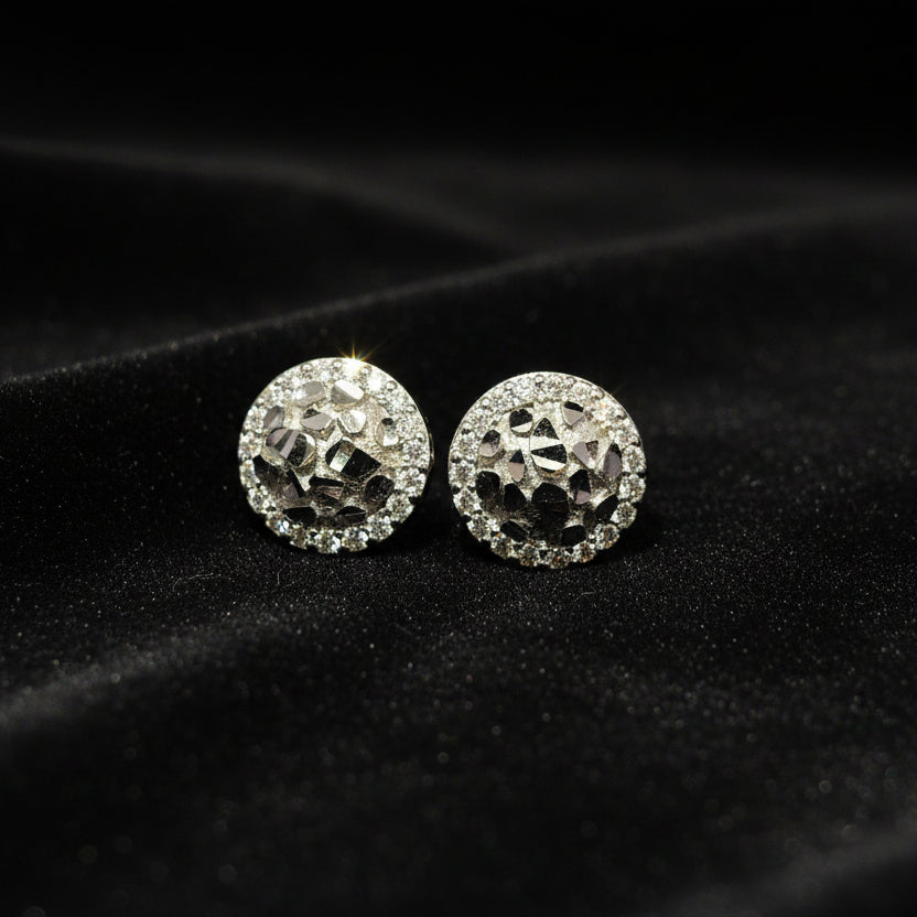 Moissanite 0.23 ctw Circle Earrings