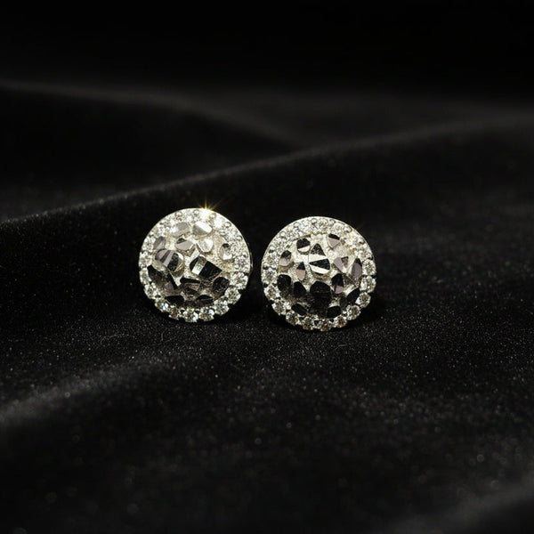 Moissanite 0.23 ctw Circle Earrings