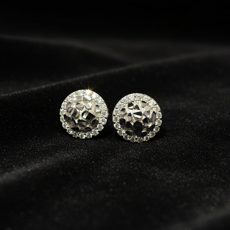 Moissanite 0.23 ctw Circle Earrings