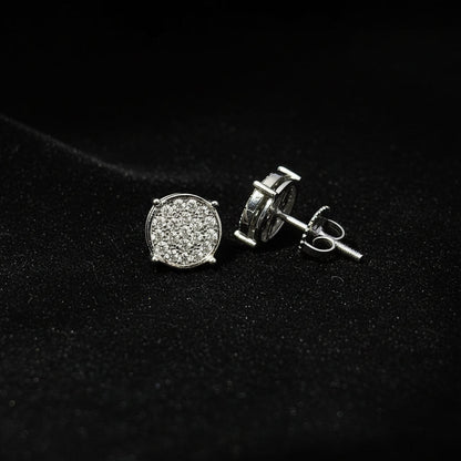 Moissanite 0.25 ctw Circle Earrings