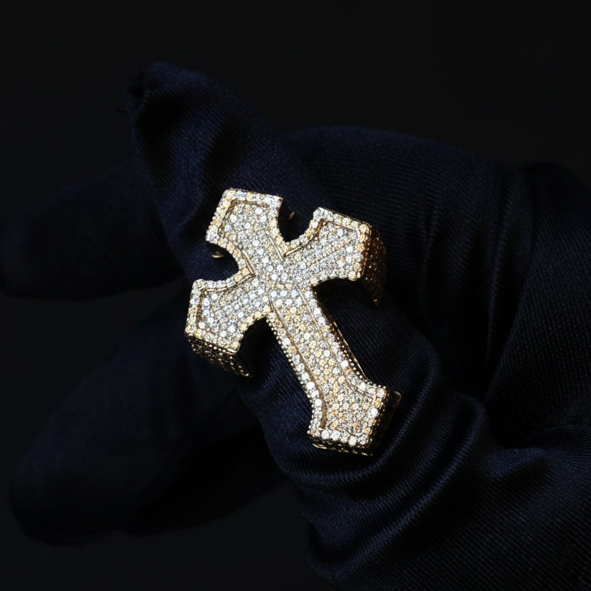 Moissanite 3.38 ctw Cross Ring