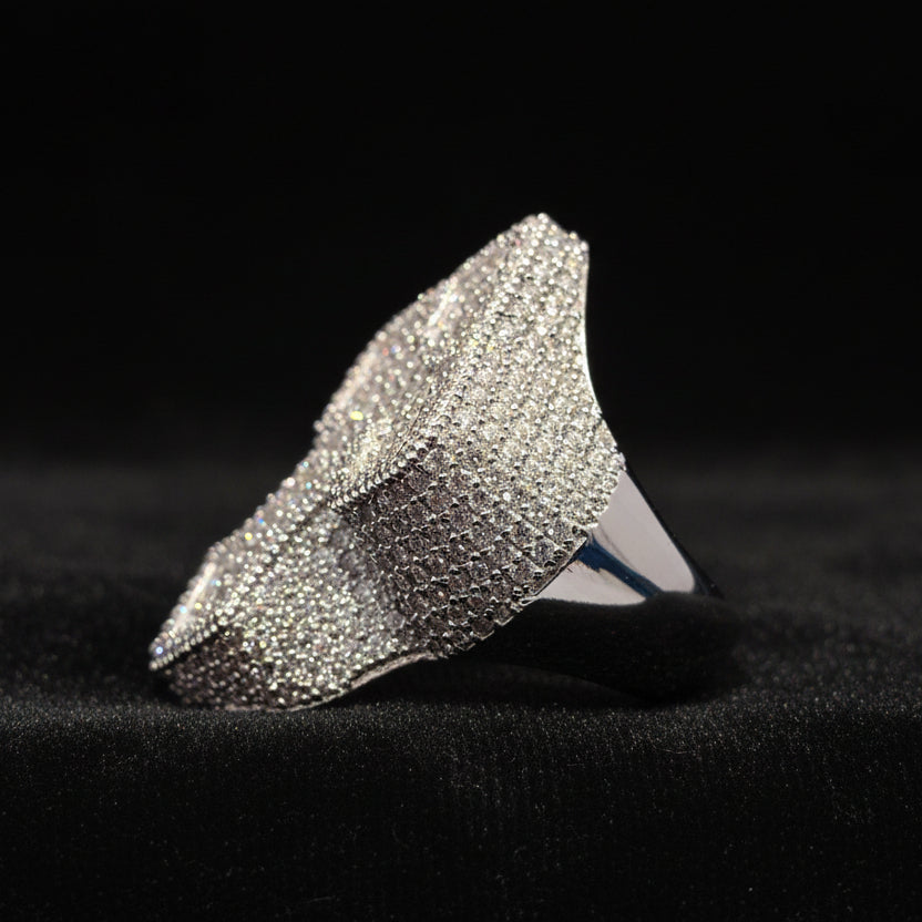 Moissanite 5.86 ctw Cross Ring