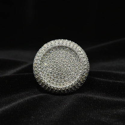 Moissanite 8.22 ctw Dome Ring