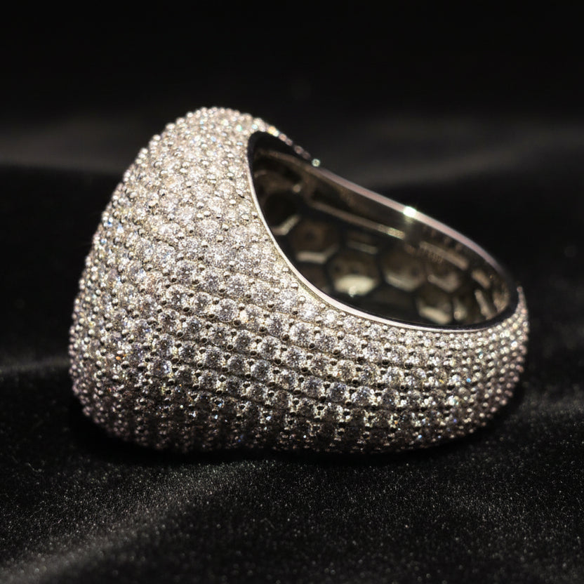 Moissanite 8.22 ctw Dome Ring