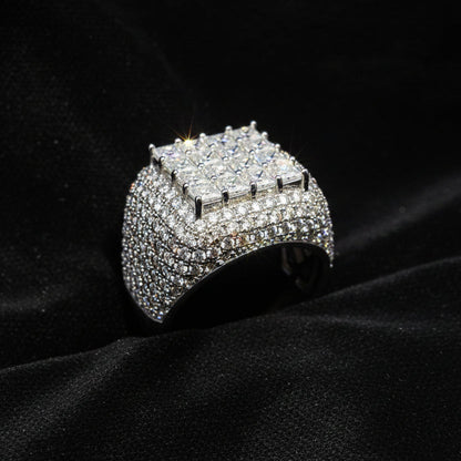 Moissanite 4.00 ctw Square Ring