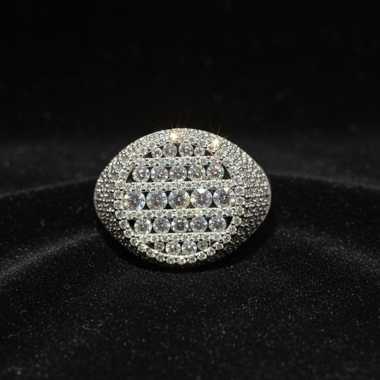 Moissanite 2.46 ctw Circle Ring