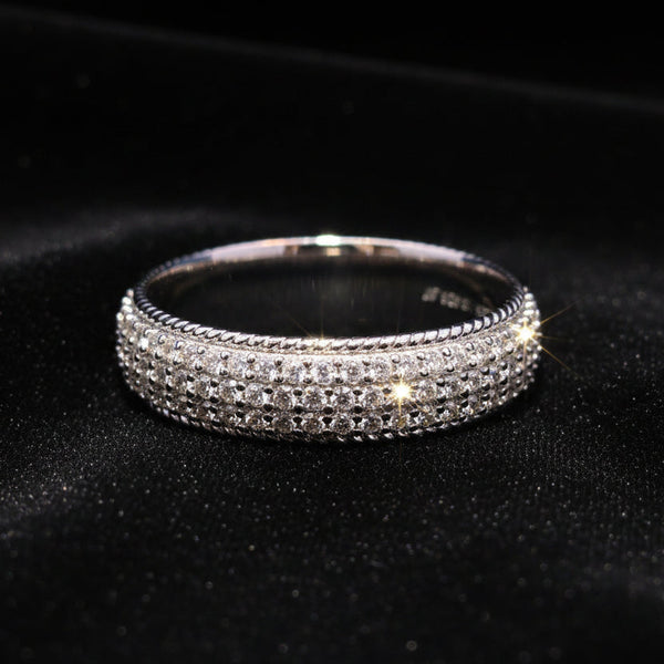 Moissanite 1.50 ctw Round Ring