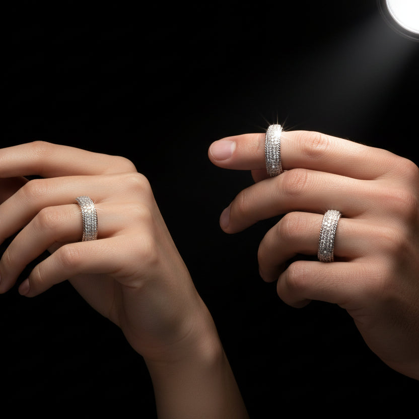 Moissanite 1.50 ctw Round Ring