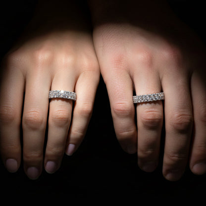 Moissanite 4.70 ctw Round Ring