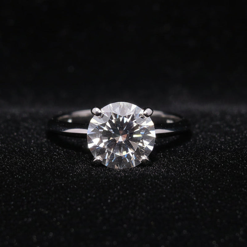 Moissanite 3.00 ctw Round Engagement Ring