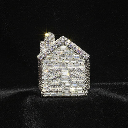Moissanite 7.23 ctw House Ring