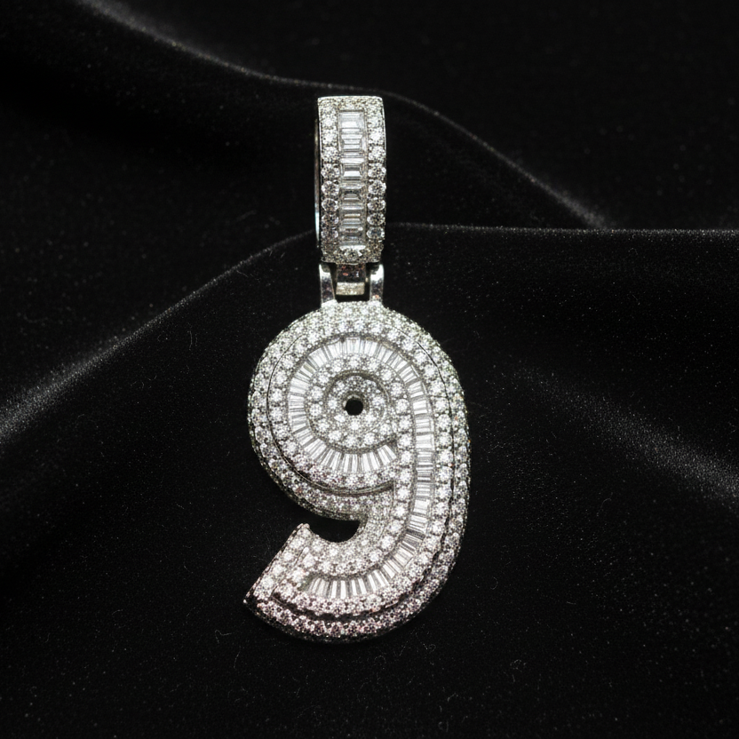 Moissanite Baguette Number 9