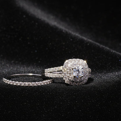 Moissanite 1.5 ctw Emerald Ring