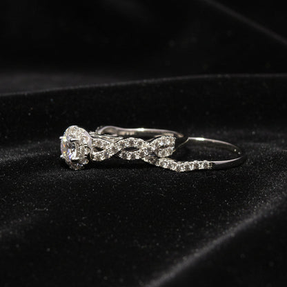 Moissanite 1.07 ctw Emerald Ring