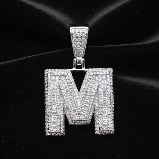 Moissanite 3.10 ctw "M" Initial