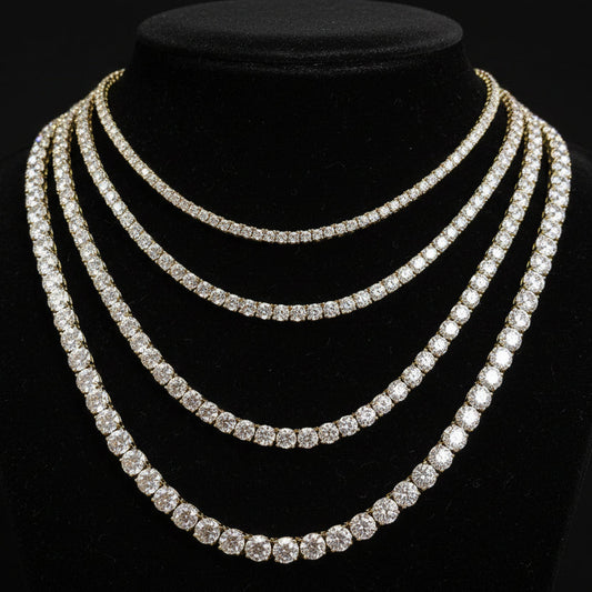 Moissanite Tennis Chain 5MM