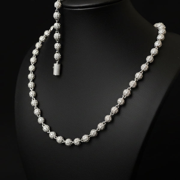Moissanite Iced Ball Chain