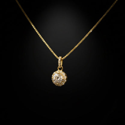 Moissanite 0.8 ctw Round Pendant