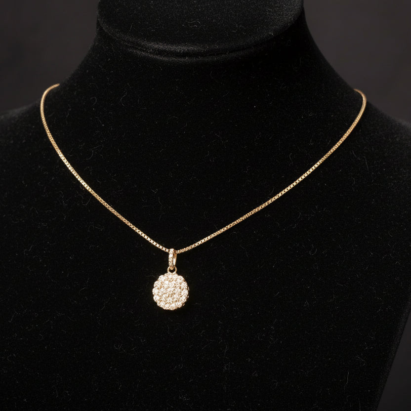 Moissanite 0.51 ctw Round Cut Pendant