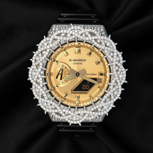 Iced Out Casio G-Shock 8.50 Ctw Moissanite