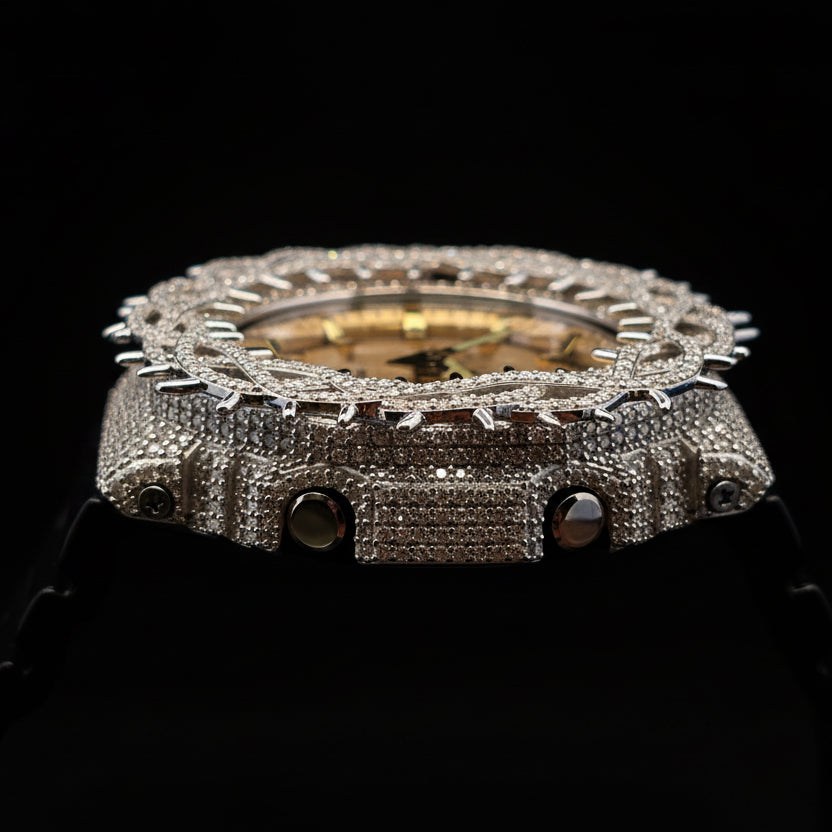 Iced Out Casio G-Shock 8.50 Ctw Moissanite