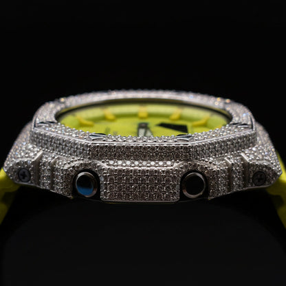 Iced Out Casio G-Shock 7.00 Ctw Moissanite