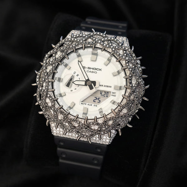 Iced Out Casio G-Shock 8.50 Ctw Moissanite