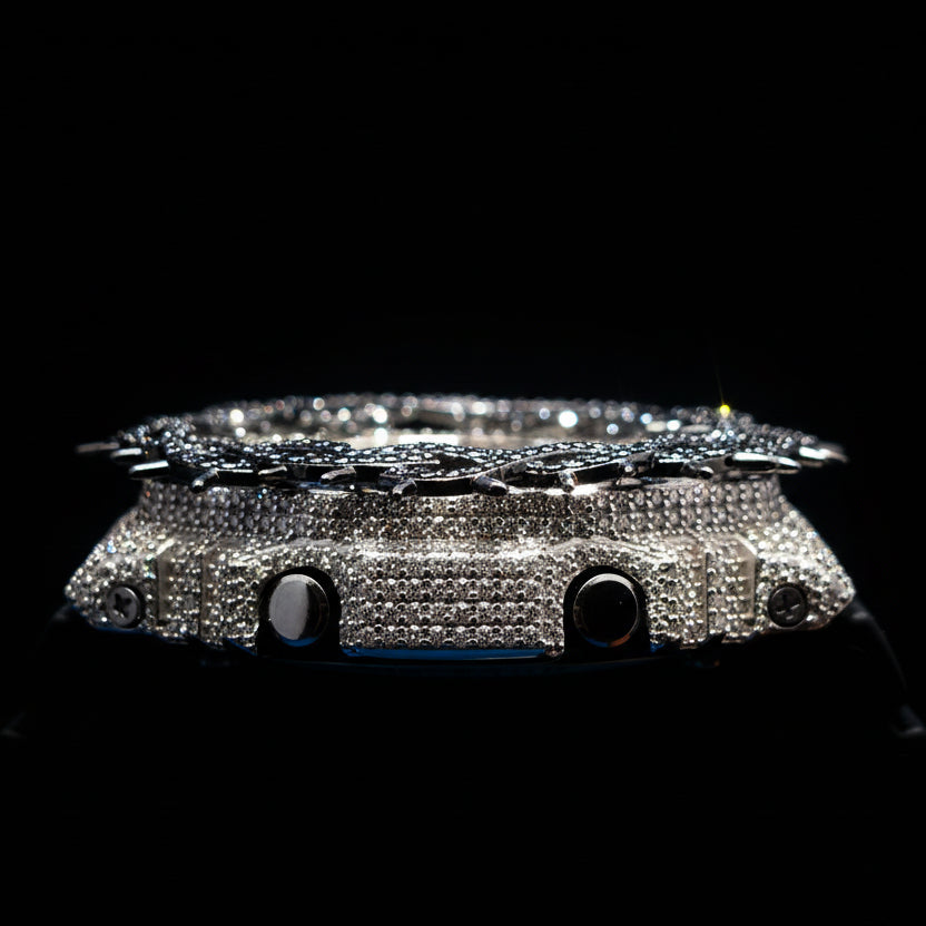 Iced Out Casio G-Shock 8.50 Ctw Moissanite
