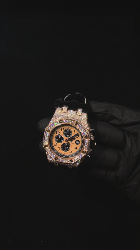 Iced Out VVS Custom Moissanite 41MM Watch