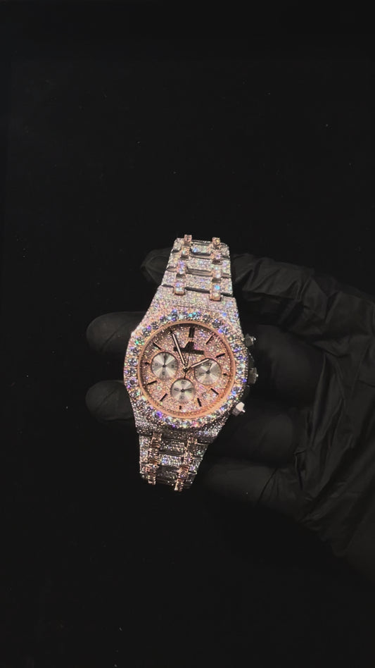 Iced Out VVS Custom Moissanite 41MM Watch