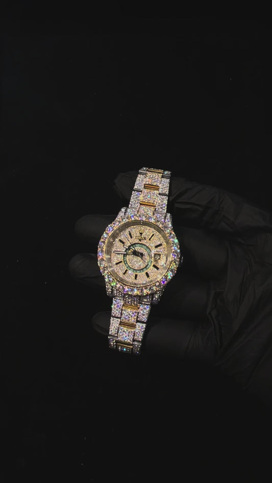 Iced Out VVS Custom Moissanite 41MM Watch