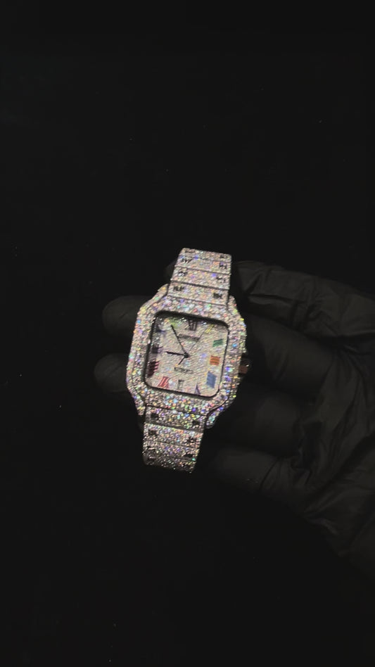 Iced Out VVS Custom Moissanite 41MM Watch