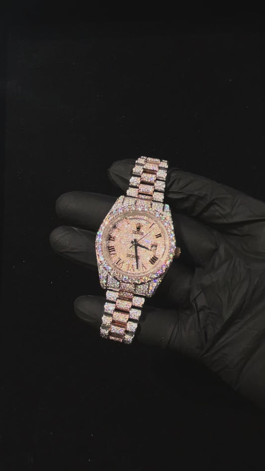 Iced Out VVS Custom Moissanite 41MM Watch