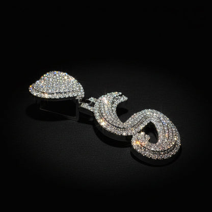 Moissanite Custom 5.53ctw "S" Initial